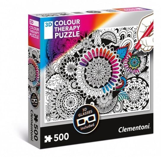 Puzzle, 3D Mandala, 500 el. Clementoni