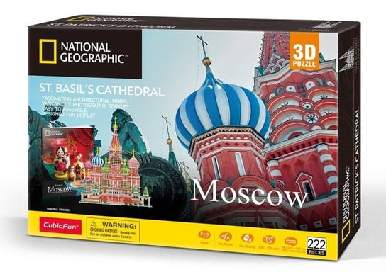 Puzzle 3D National Geographic Moskwa, Sobór Św. Bazyla DS0999H (306-DS0999H) National geographic