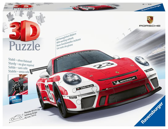 Puzzle 3D, Pojazdy, Porsche 911 Salzburg Design Ravensburger
