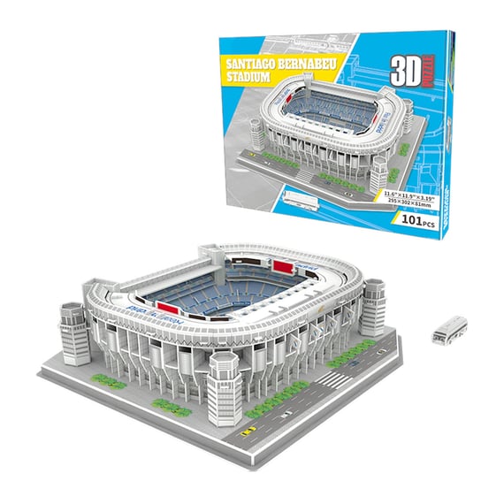 Puzzle 3D Stadion piłkarski Santiago Bernabeu FC Real Madryt Habarri 101 elementów HABARRI