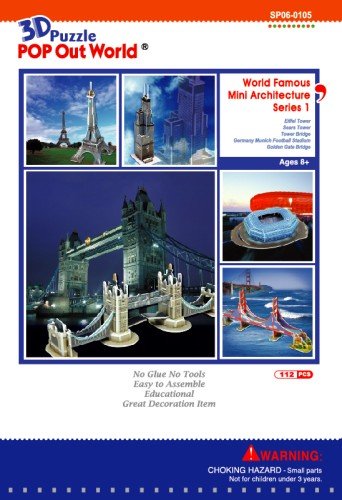 Puzzle 3D Światowa architektura I Wilga