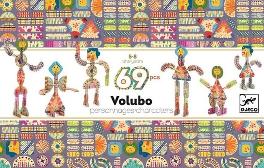 Puzzle 3D Volubo postacie figury, zestaw 69 elementów układanka trójwymiarowa DJECO DJ05631 Djeco