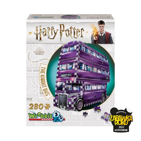 Puzzle 3D, Wrebbit, Harry Potter The Knight Bus, 280 el. Wrebbit