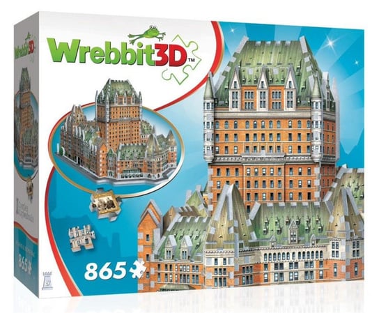 Puzzle 3D, Wrebbit, Le Château Frontenac, 865 el. Wrebbit