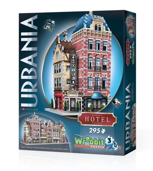 Puzzle 3D, Wrebbit, Urbania Hotel, 295 el. Wrebbit