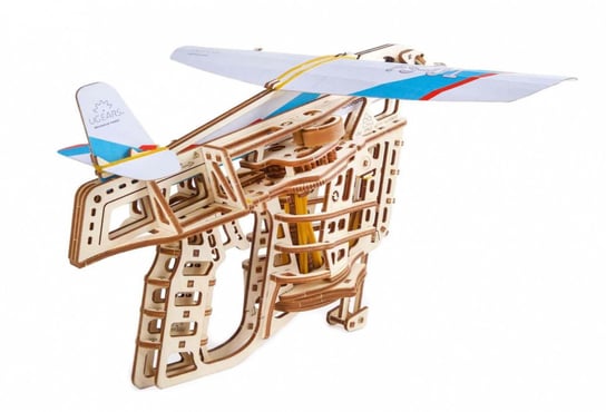Puzzle 3D Wyrzutnia Samolotów Ugears Drewniana Ugears