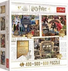 Puzzle 3w1 Harry Potter Turniej, Quidditch Hogwart Trefl