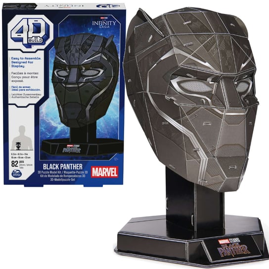 Puzzle 4D Build Black Panther model figurka 3D do złożenia Marvel