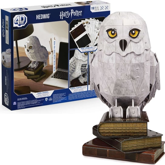 Puzzle 4D Build Sowa Hedwiga Model Figurka 3D Do Złożenia Spin Master