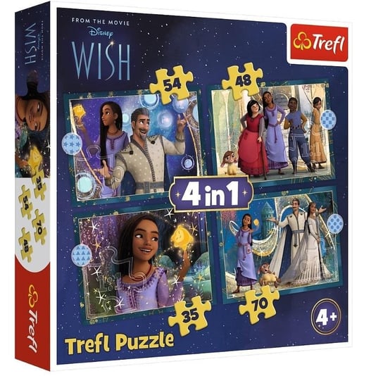 Puzzle 4W1 Marzenia Się Spełniają 34649 Trefl