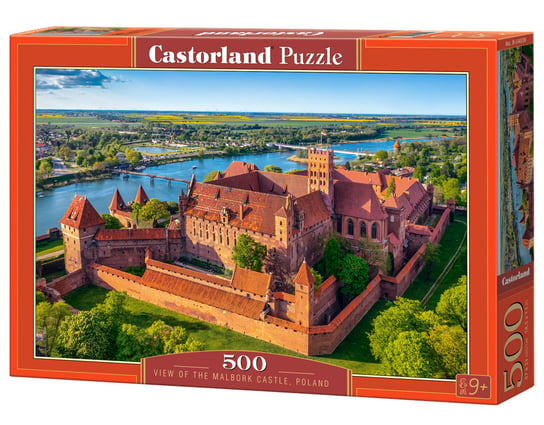 Puzzle 500 el. Widok na zamek w Malborku. Polska Castorland