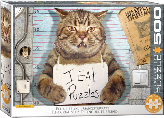 Puzzle 500 Felony Cat By Paul Normand 6500-5786 EuroGraphics