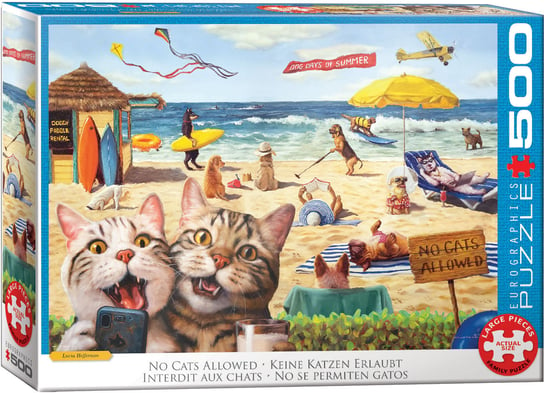 Puzzle 500 No Cats Allowed By Lucia Heffe 6500-5879 EuroGraphics