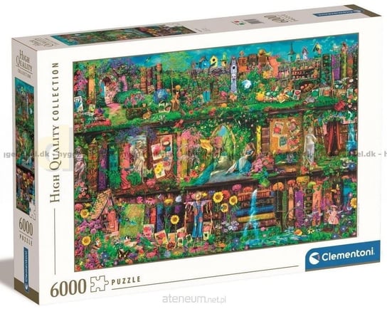 puzzle 6000 garden shelf 36532 Clementoni