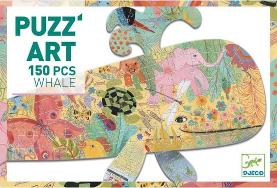 Puzzle artystyczne Wieloryb 150 el Djeco Djeco