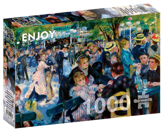 Puzzle, Bal w Moulin de la Galette, Auguste Renoir, 1000 el. Enjoy