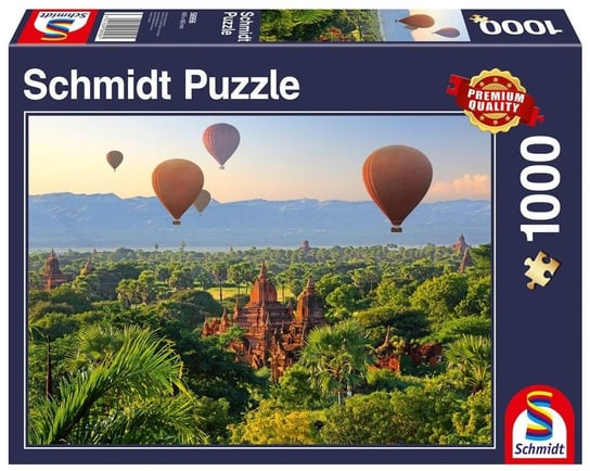 Puzzle, Balony nad Mandalaj/Mjanma Schmidt, 1000 el. Falcon