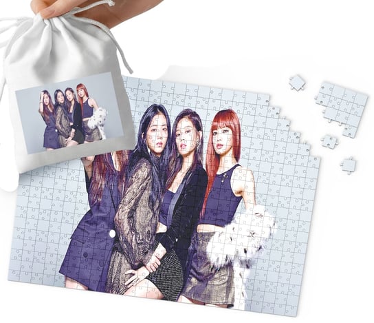 Puzzle - Blackpink Wzory Kpop Prezent Na Święta 35El + Woreczek WORLD CASE