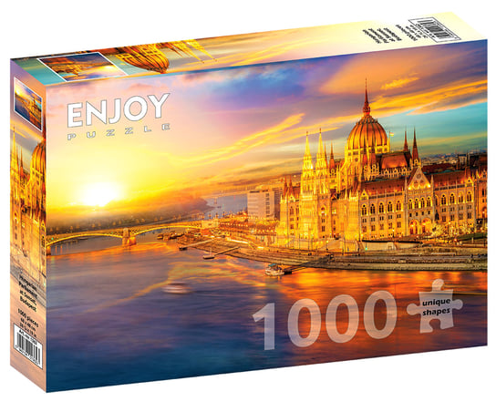 Puzzle, Budynek parlamentu, Budapeszt, Węgry, 1000 el. Enjoy