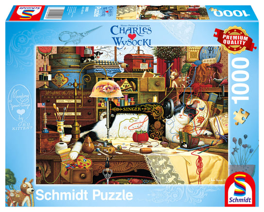 Puzzle, Charles Wysocki, Maggie – Krawcowa, 1000 el. Schmidt