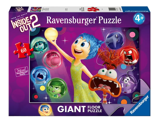 Puzzle dla dzieci 2D, Giant, W głowie się nie mieści 2, 60 elementów Ravensburger