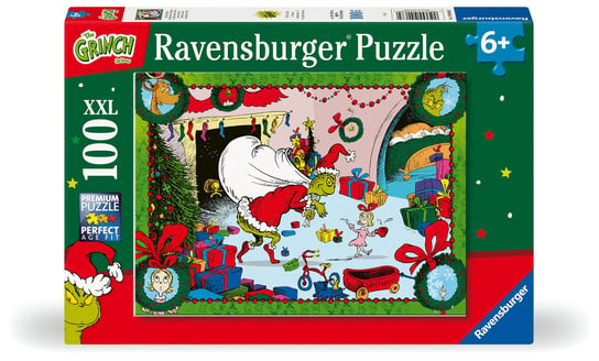 Puzzle dla dzieci 2D, Grinch, 100 elementów Ravensburger