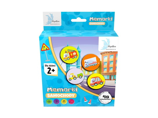 Puzzle dla dzieci Memorki Samochody i Maszyny 01 Papillon