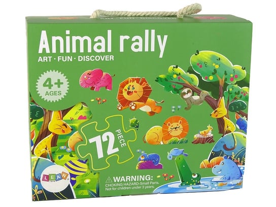 Puzzle Dla Dzieci Układanka Dzikie Zwierzęta 72 Elem Inna marka
