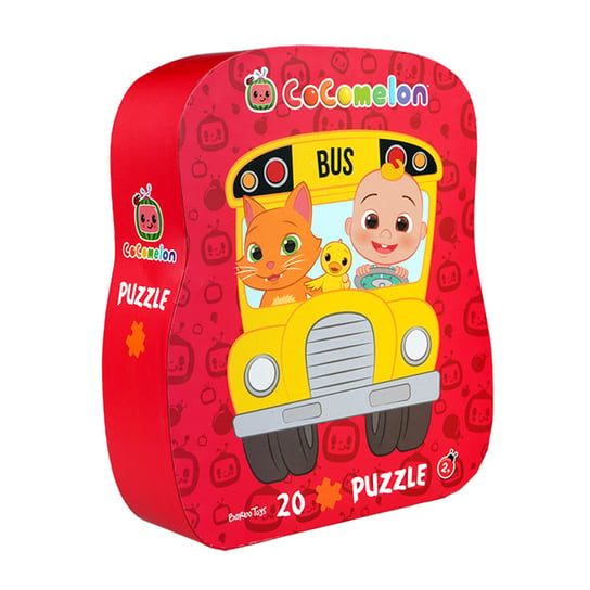 Puzzle dla dzieci w ozdobnym pudełku, Autobus, Cocomelon Barbo Toys