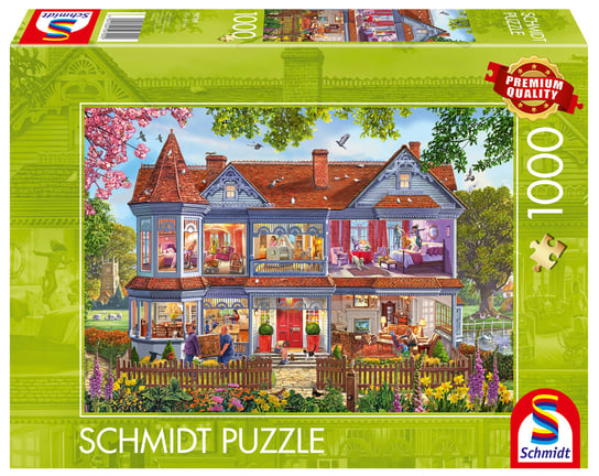 Puzzle, Dom rodzinny, 1000 el. Schmidt