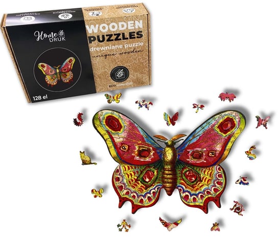 Puzzle Drewniane Dla Dzieci I Doros Ych Motyl Butterfly Home Druk