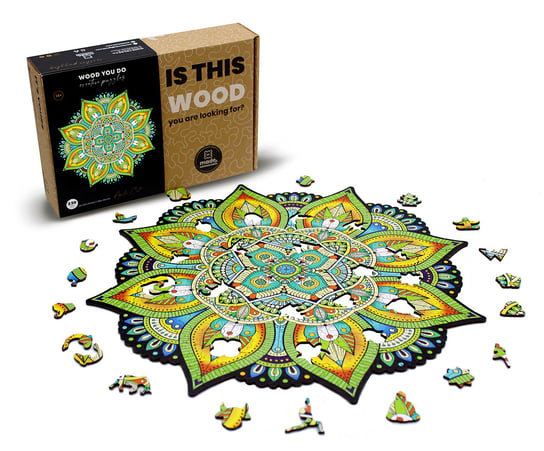 Puzzle Drewniane Mandala Harmony Mandala 450 Elementów A2 Wood You Do