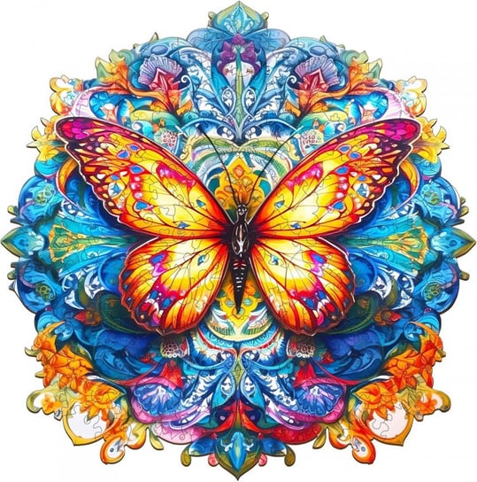 Puzzle Drewniane Mandala Motyli S Moments
