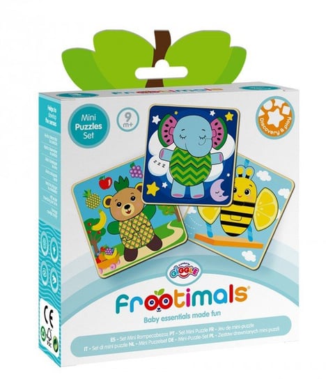 Puzzle drewniane mini Frootimals Kids Euroswan