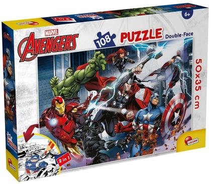 Puzzle dwustronne 108 Marvel Avengers Inna marka
