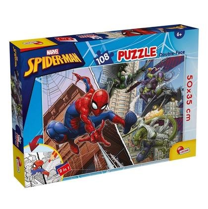 Puzzle dwustronne 108 Marvel Spiderman Inna marka