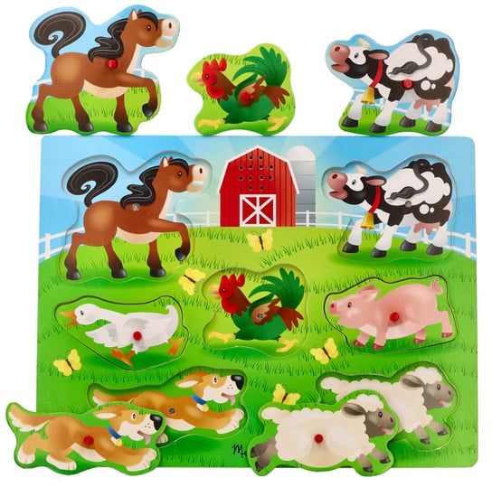 Puzzle Dźwiękowe Dla Dziecka Zwierzęta Z Farmy Melissa & Doug