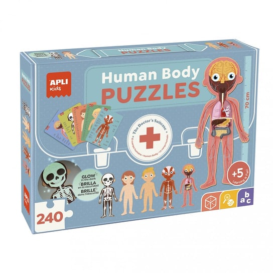 Puzzle edukacyjne Apli Kids - Ciało człowieka APLI Kids