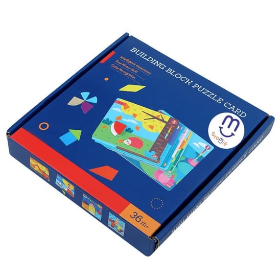 Puzzle edukacyjne Montessori z drewna SZOMIK.PL