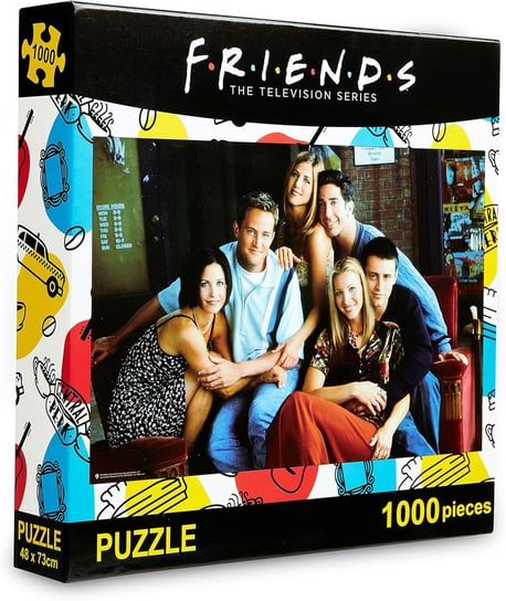 Puzzle Friends - Oficjalny Zestaw 1000 Elementów, Dla Fanów Serialu, +3 Friends