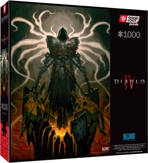 Puzzle, Good Loot, Gaming Puzzle, Diablo IV Inarius, 1000 el. Good Loot
