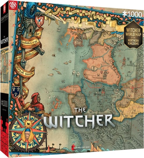 Puzzle, Good Loot, Gaming Puzzle, Wiedźmin: The Nothern Kingdoms, 1000 el. Good Loot
