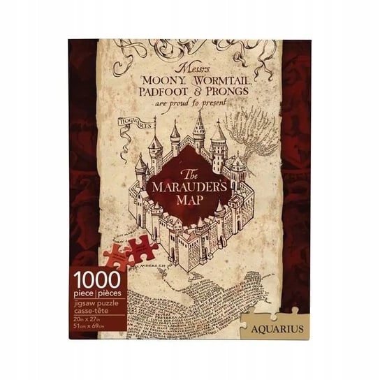 Puzzle Harry Potter Mapa Huncwotów Aquarius, 1000 el. Astra