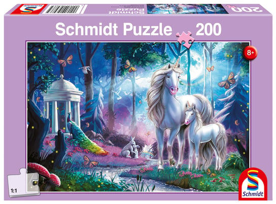 Puzzle, Jednorożec i źrebak, 200 el. Schmidt
