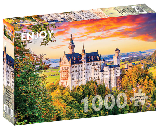 Puzzle, Jesień w zamku Neuschwanstein, Niemcy, 1000 el. Enjoy