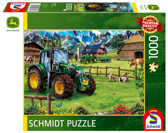 Puzzle, JOHN DEERE Traktor 6120M, 1000 el. Schmidt