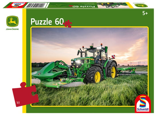 Puzzle, JOHN DEERE Traktor 6R 185, 60 el. Schmidt