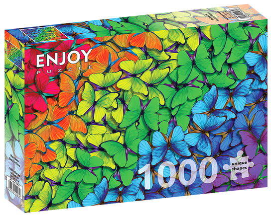 Puzzle, Kolorowe motyle, 1000 el. Enjoy
