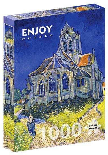 Puzzle, Kościół w Auvers, Vincent van Gogh, 1000 el. Enjoy