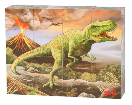 Puzzle kostki Dinozaury Goki Goki